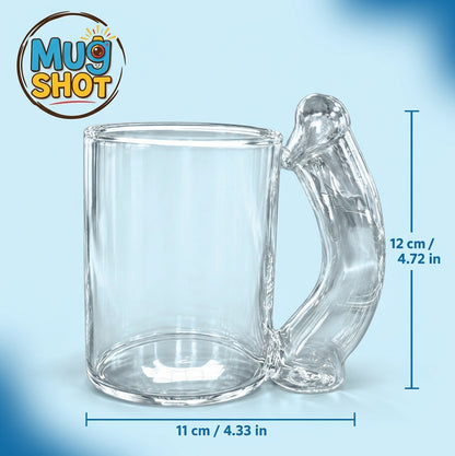 Mug Shot Hilarious Gag Gift Glass Beer & Coffee Mug