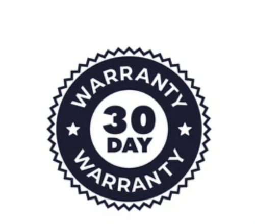 30 Day Warranty