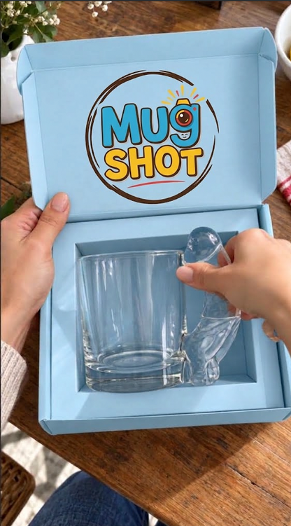Mug Shot Hilarious Gag Gift Glass Beer & Coffee Mug